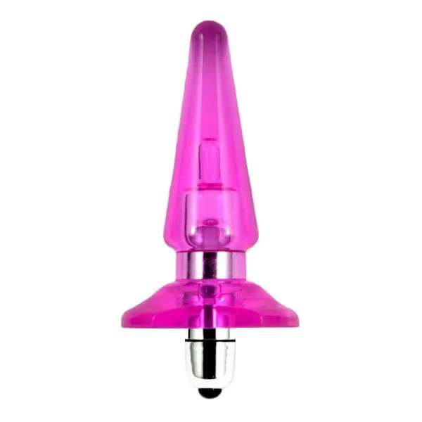 Анальная вибропробка Lovetoy Sassy, розовая