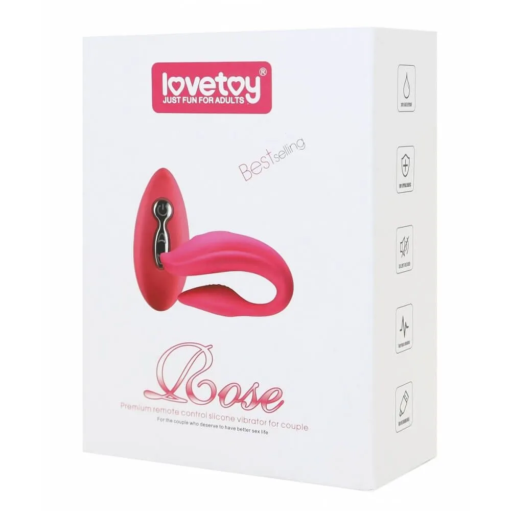 вибратор для пар lovetoy rose, розовый в Перми