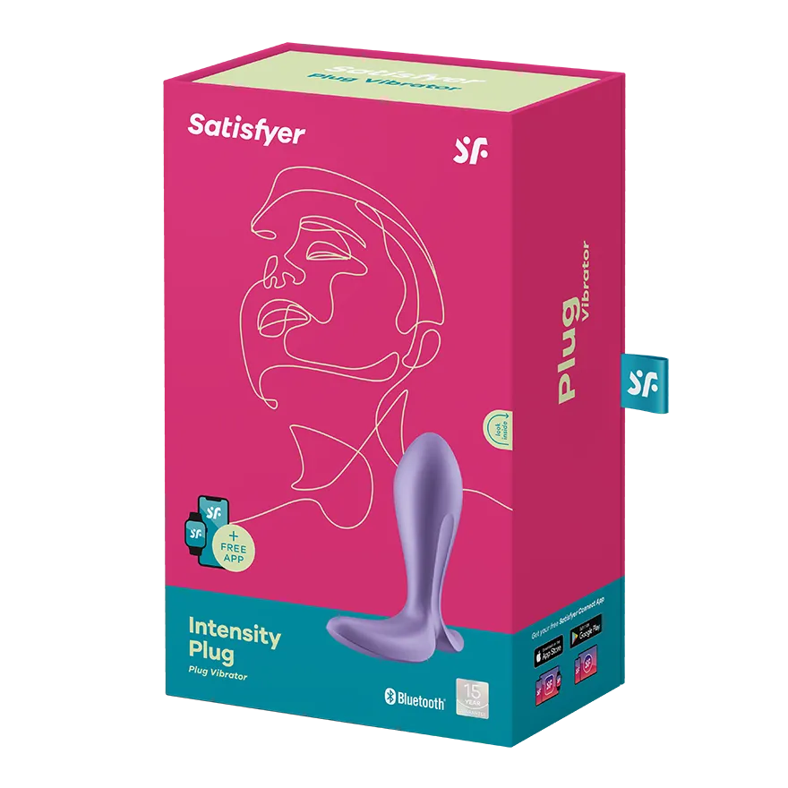 анальная пробка с вибрацией intensity plug purple 003337sa в Перми