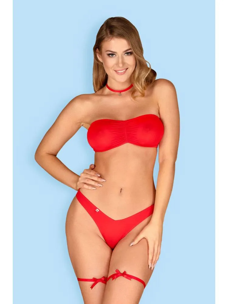 Эротическое кокетливый комплект нижнего белья kissmas в Перми