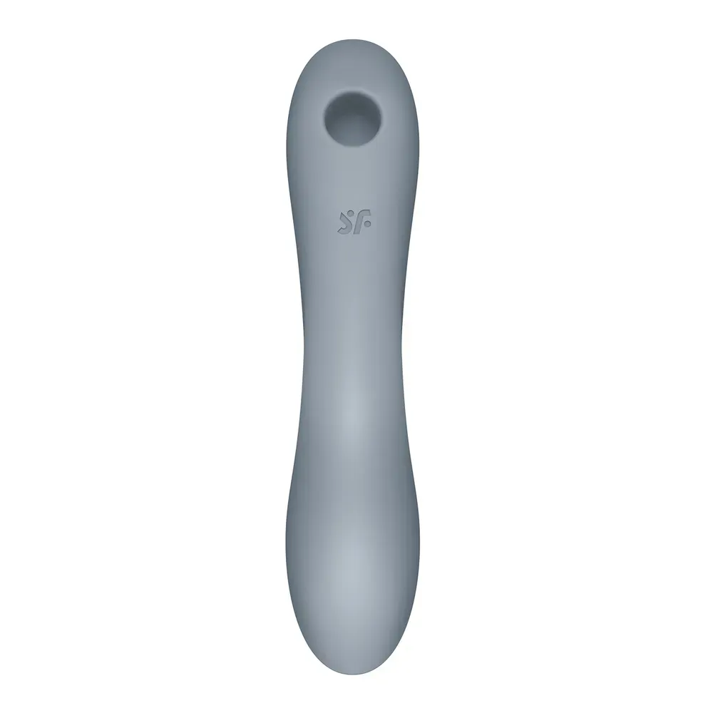 вакуум-волновой бесконтактный стимулятор клитора satisfyer curvy trinity 3, серый в Перми
