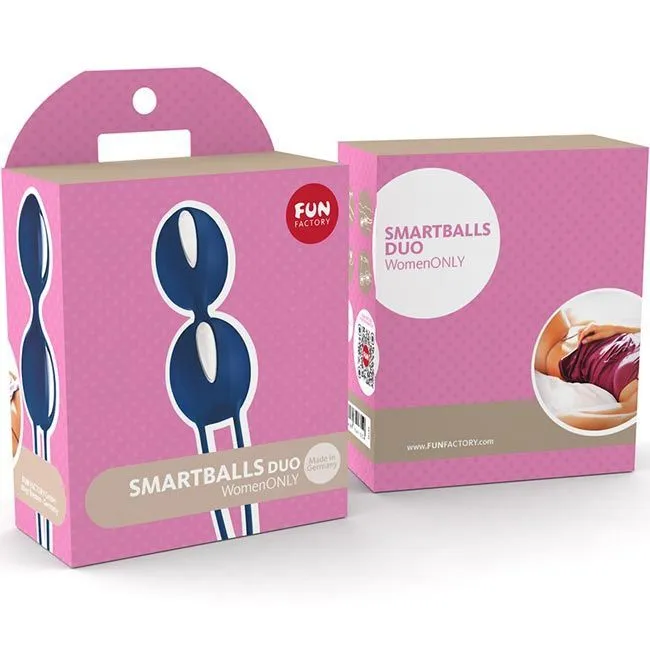 вагинальные шарики fun factory smartballs duo, синие в Перми
