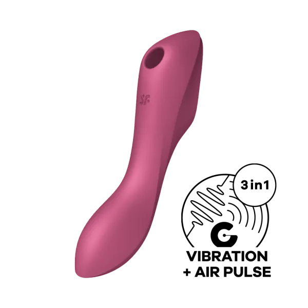 вакуумный массажер satisfyer curvy trinity 3 red 036526sa в Перми