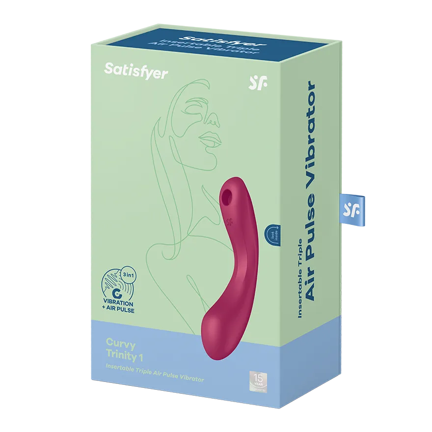 вакуумный массажер satisfyer curvy trinity 1 red 036496sa в Перми