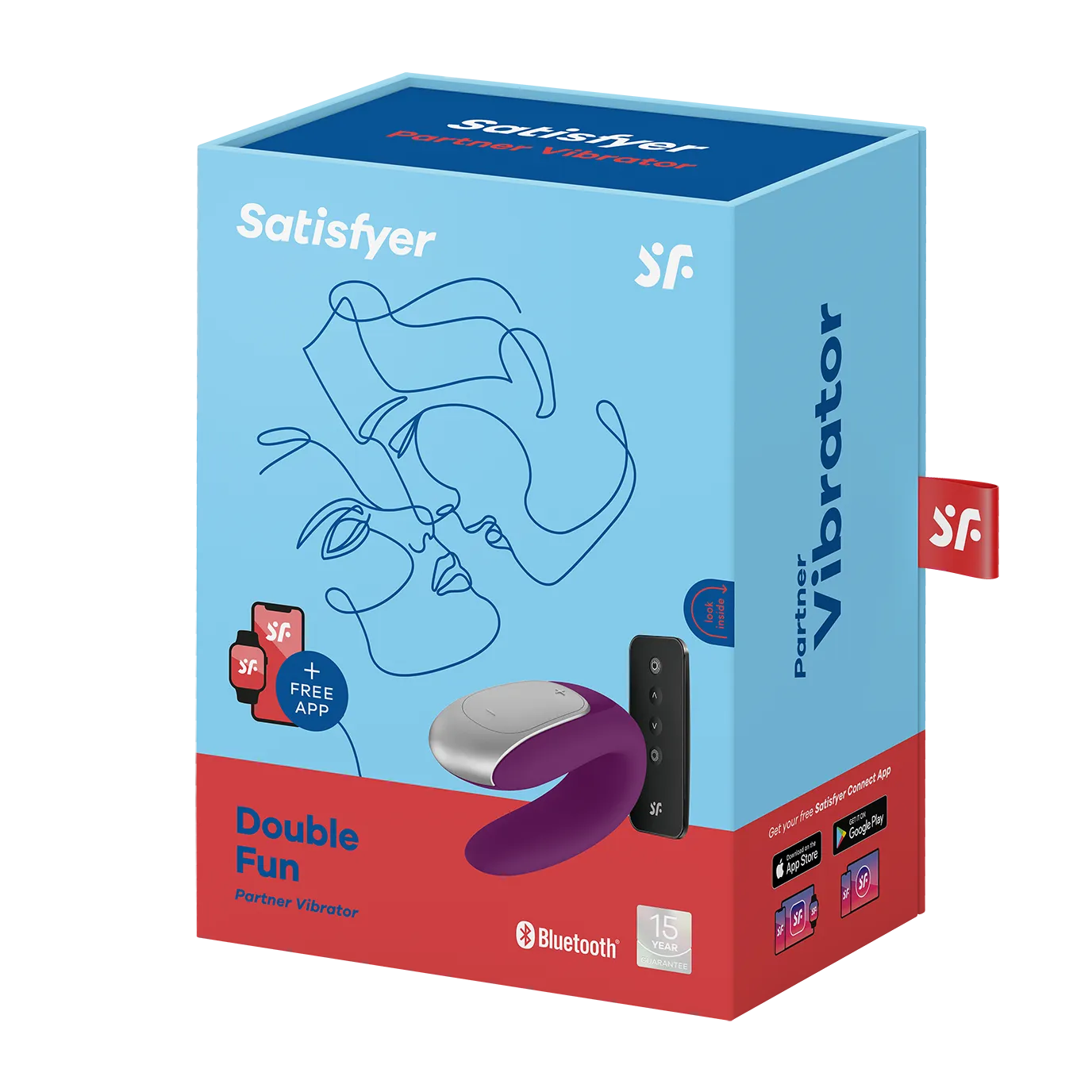 виброcтимулятор satisfyer double fun connect app violet 002460sa в Перми