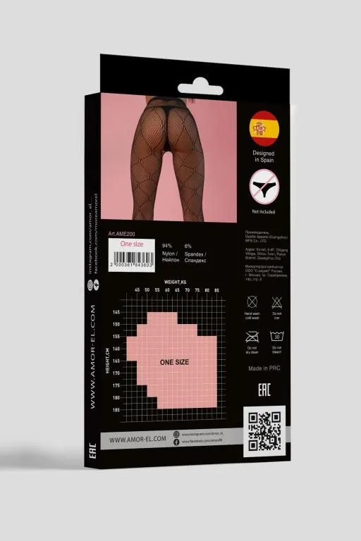 Эротическое колготы с рисунком amor el (s/l) в Перми
