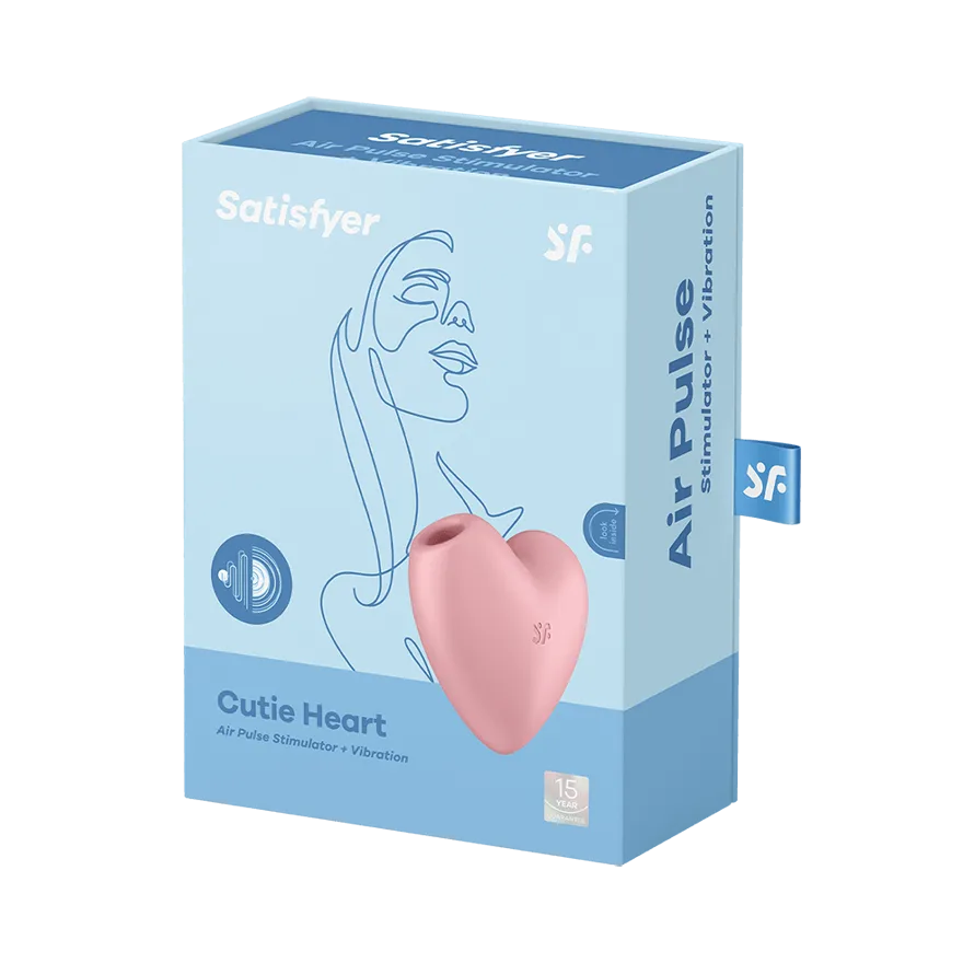 вакуумный массажер satisfyer cutie heart light red 037264sa в Перми