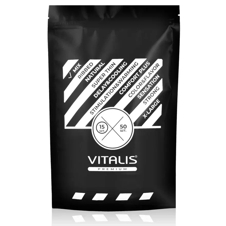 Презервативы Презервативы VITALIS №12 Premium MIX (12+3) в Перми