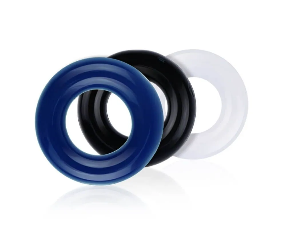 Набор эрекционных колец Lovetoy Donut 04, 3 шт