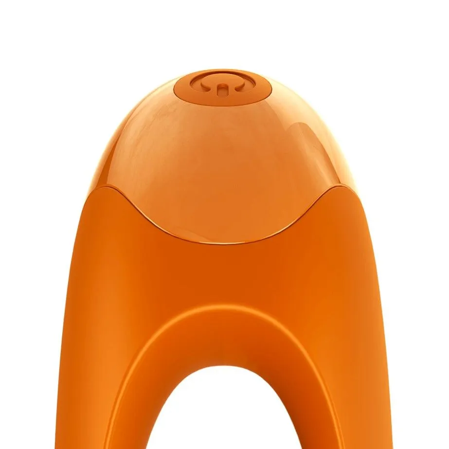 мини-вибратор на палец satisfyer candy cane, оранжевый в Перми