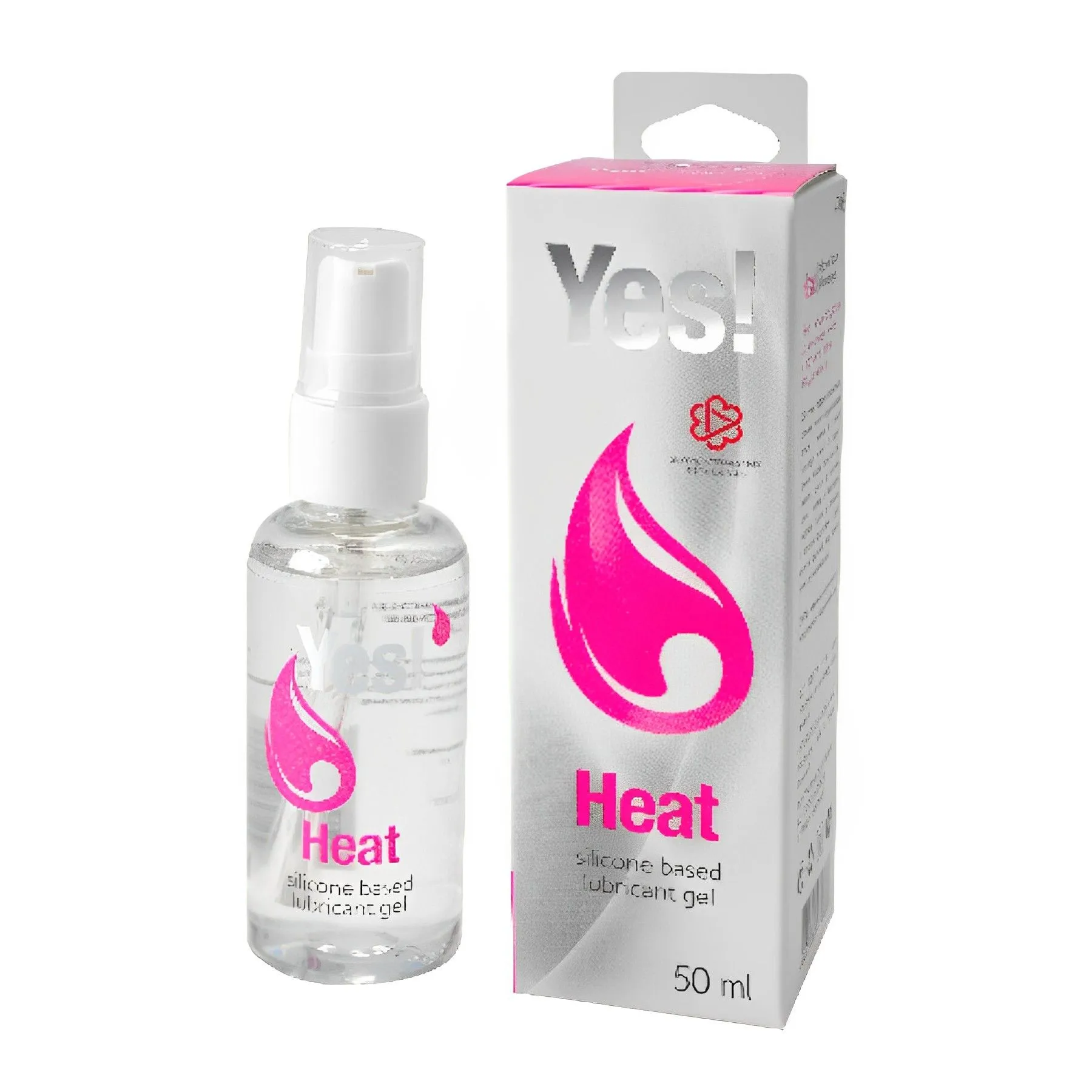 Гель-смазка на сликоновой основе Yes Heat возбуждающий, 50 мл