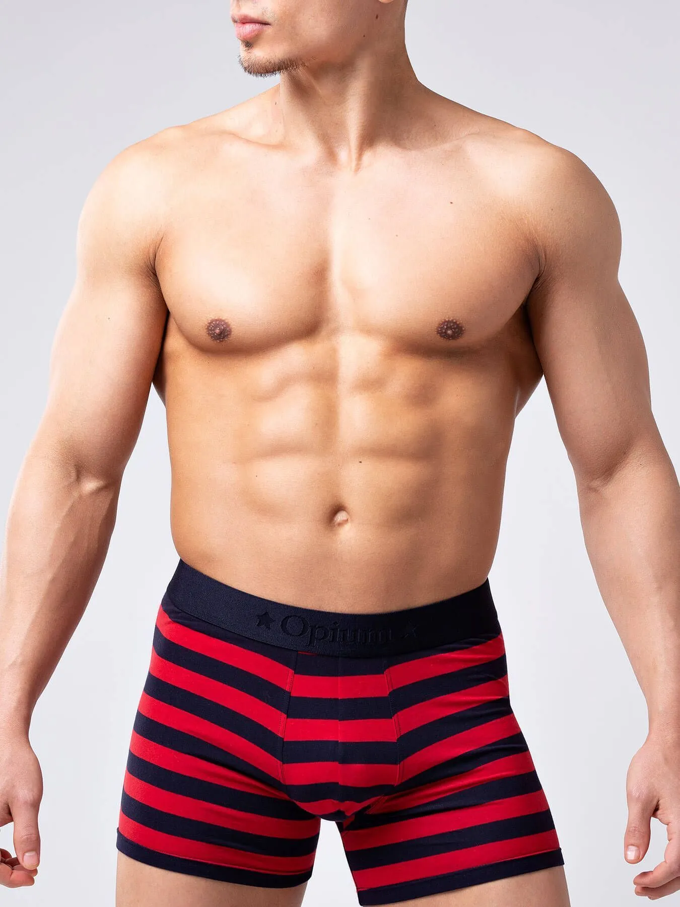 Эротическое трусы мужские удлиненные боксеры opium r126 в полоску в Перми