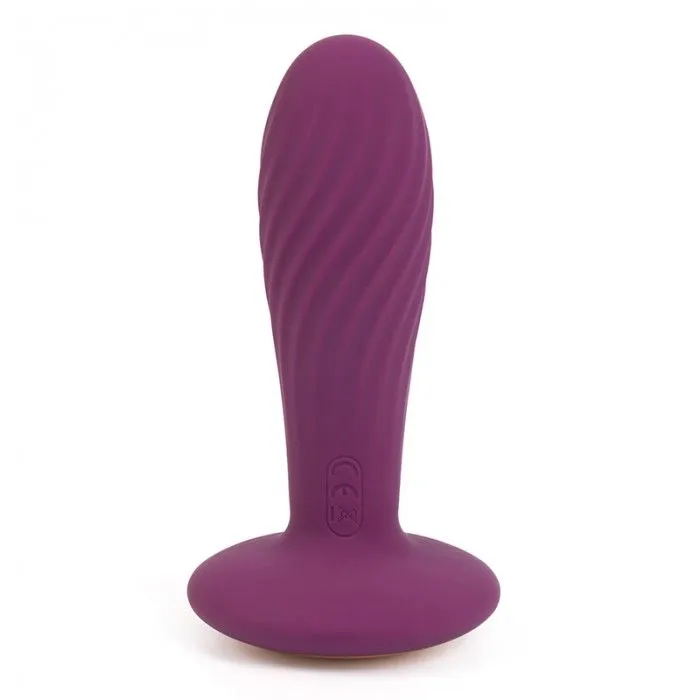 Анальная пробка ребристая Svakom Bella, фиолетовая