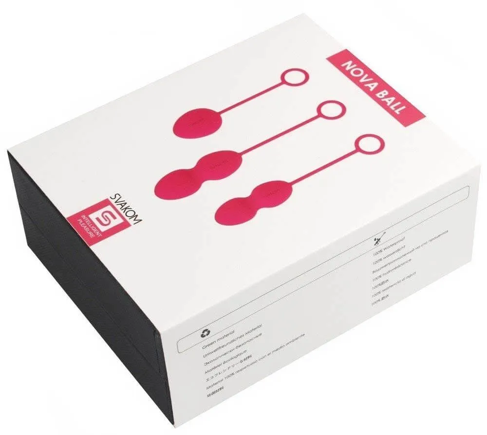 вагинальные шарики svakom nova ball, розовые в Перми
