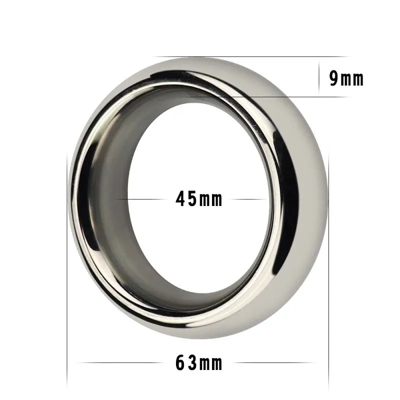кольцо lovetoy metal silver cockring 4,5 см, металлическое в Перми