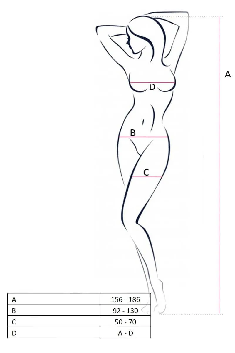 Эротическое комбинезон-сетка lapin rose melanie черный в Перми