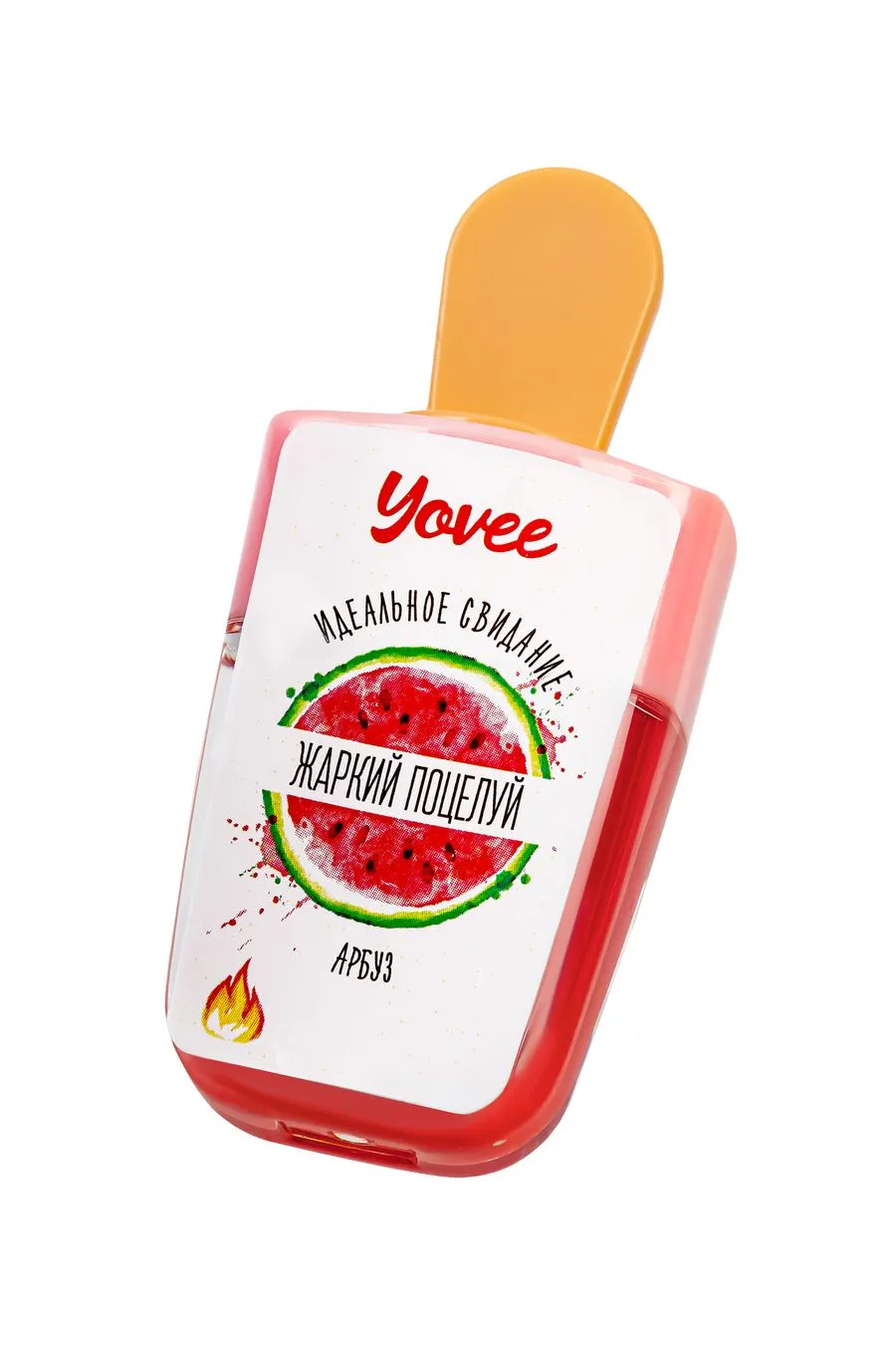 бальзам для губ yovee «жаркий поцелуй» с ароматом арбуза, разогревающий, 5 мл в Перми