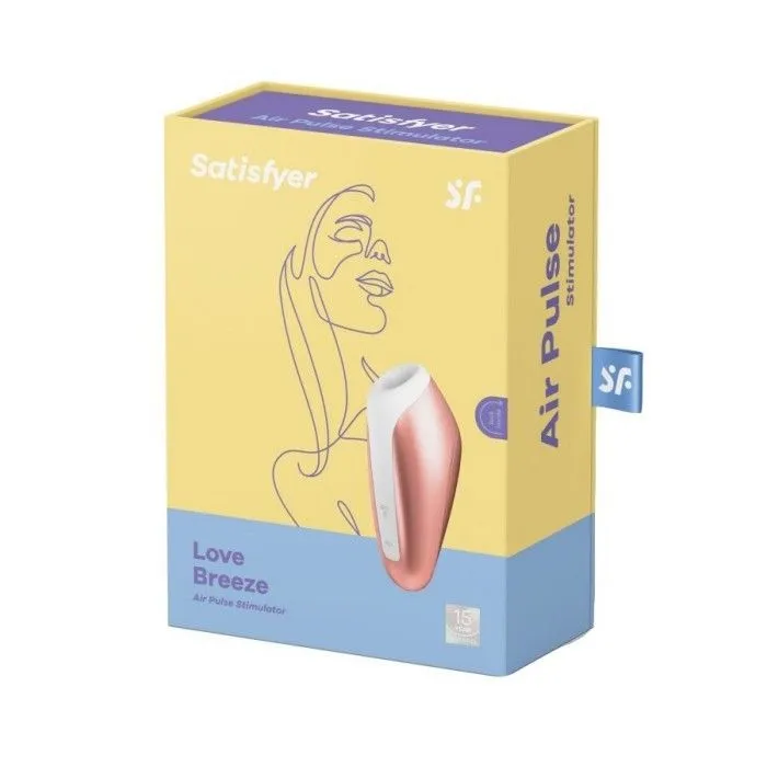 вакуум-волновой бесконтактный стимулятор клитора satisfyer love breeze, силикон, розовый в Перми