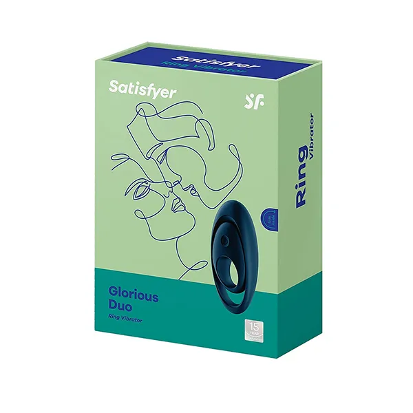 эрекционное кольцо satisfyer glorious duo, синее в Перми