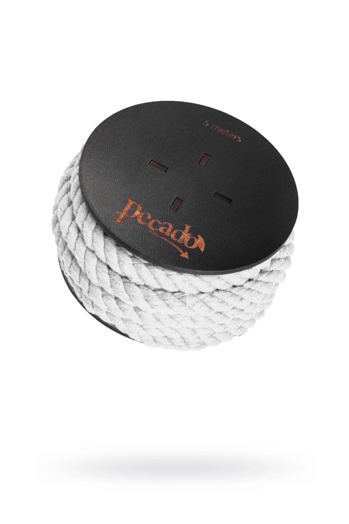 веревка для шибари pecado bdsm, на катушке, хлопок, белая, 5 м в Перми