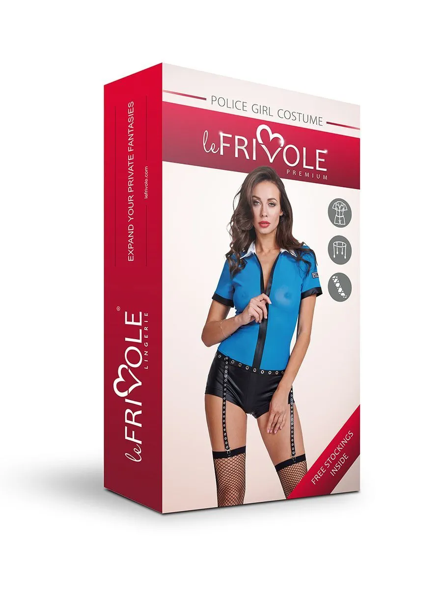 Эротическое костюм полицейского le frivole, боди на молнии в Перми