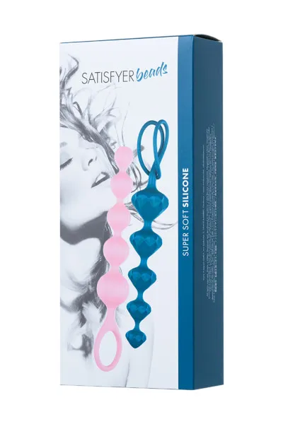 набор из 2 цепочек satisfyer beads colored 000862sa в Перми
