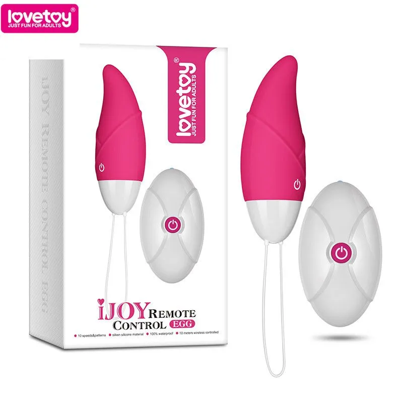 виброяйцо lovetoy ijoy remote control egg, розовое в Перми