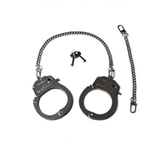 Наручники декоративные со сменными цепями Le Frivole Be mine, металл