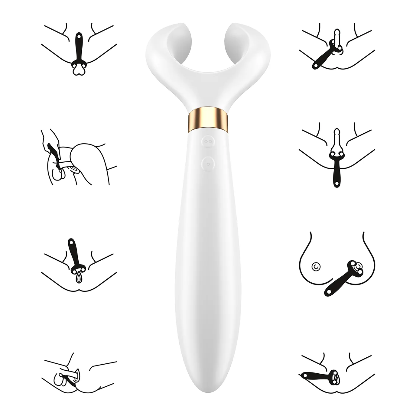 вибромассажер для пары satisfyer endless fun white 001043sa в Перми