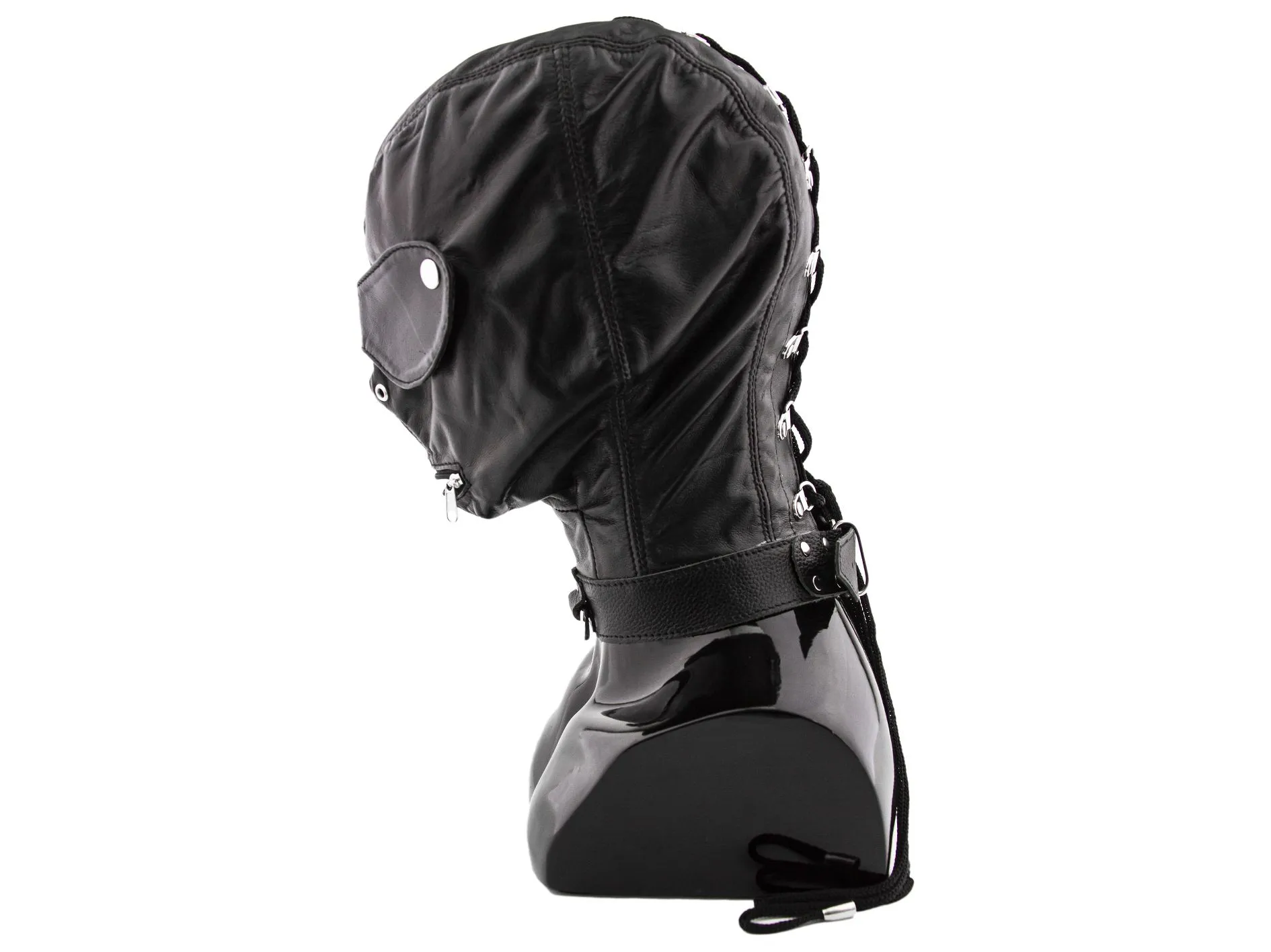 шлем pinkrabbit с ошейником и шорами, черный в Перми