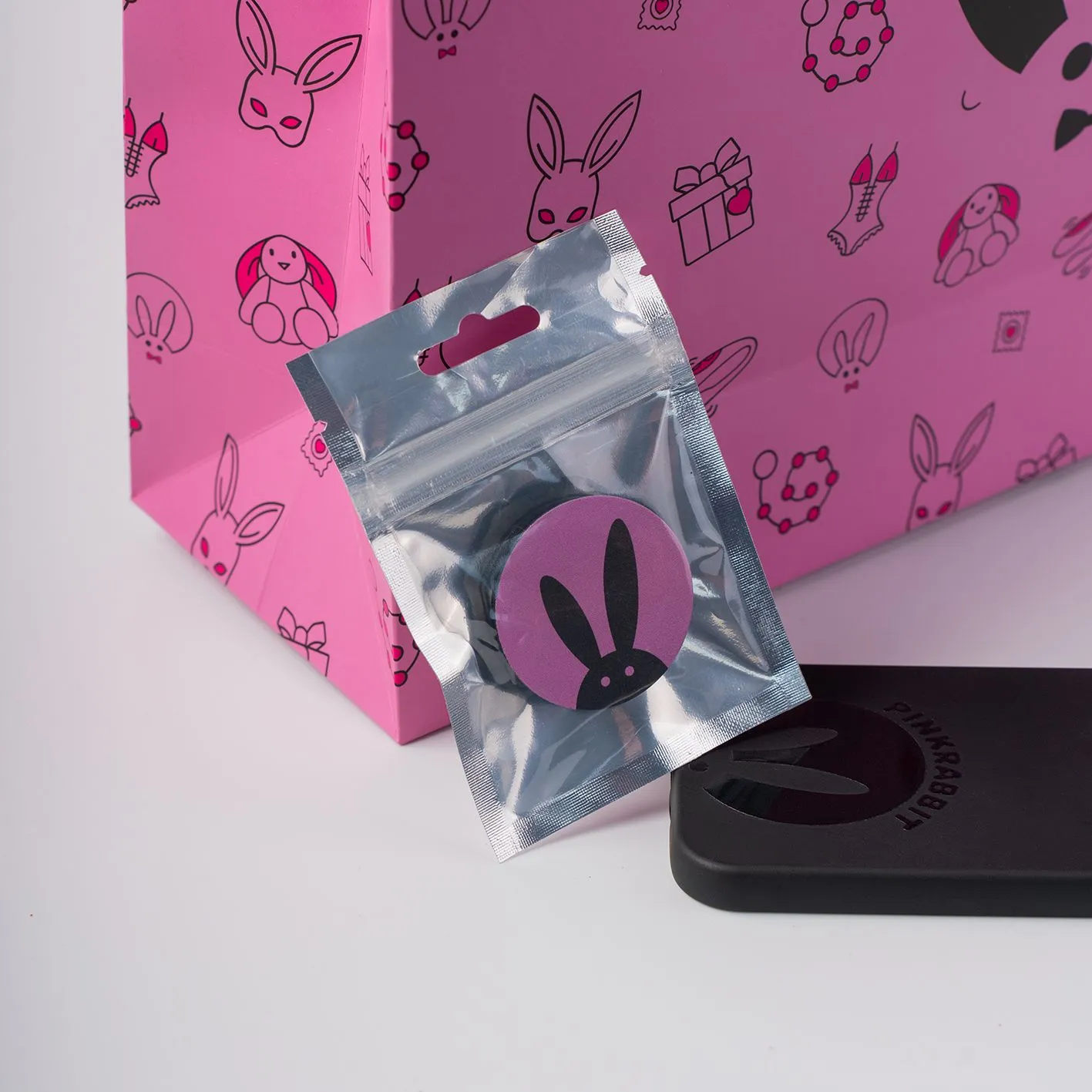 попсокет pinkrabbit с логотипом рк в Перми