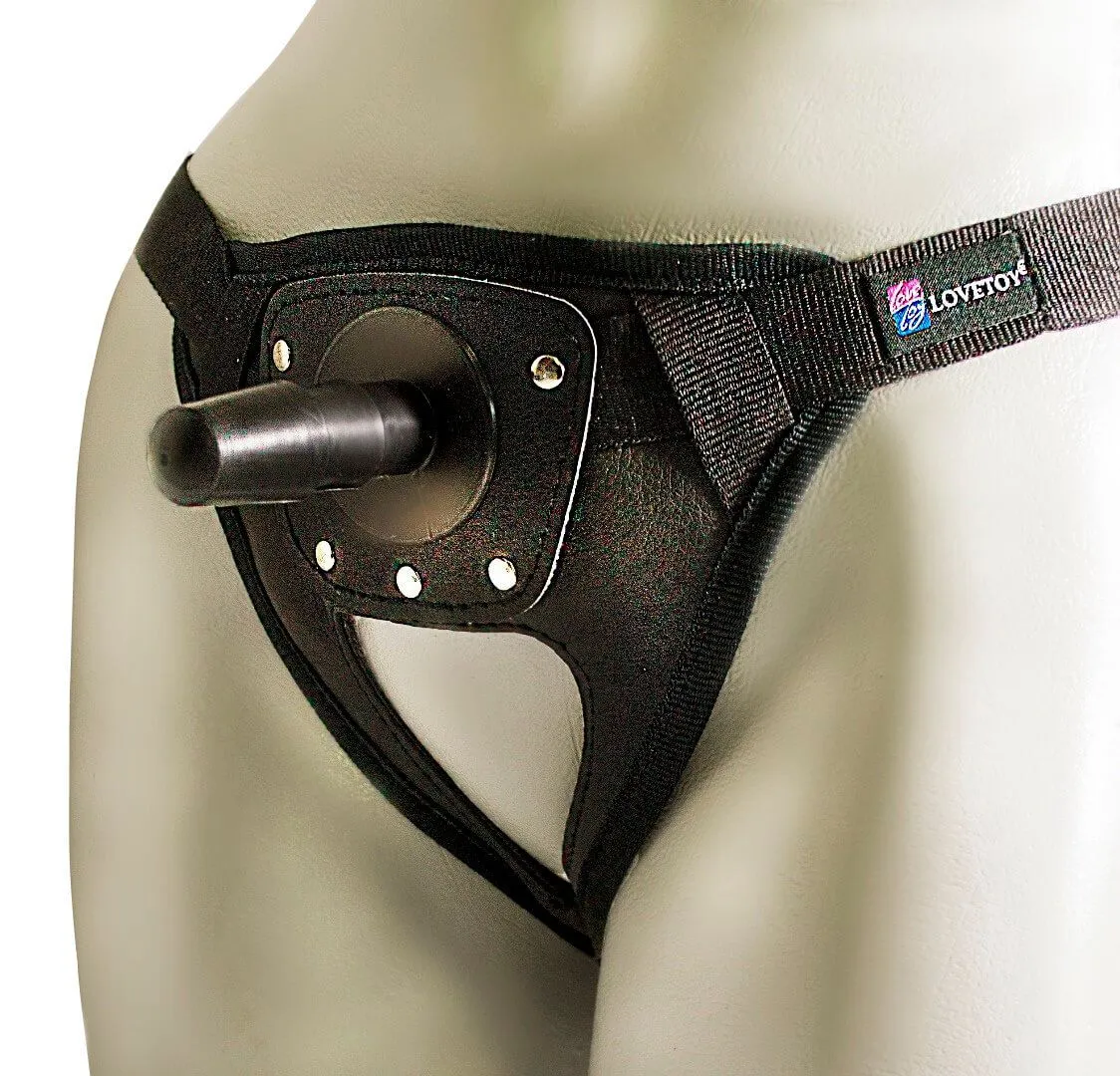 Трусы для страпона Lovetoy 23 универсальные, черные