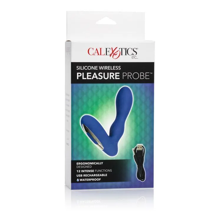 стимулятор простаты california exotic novelties wireless pleasure probe, синий в Перми