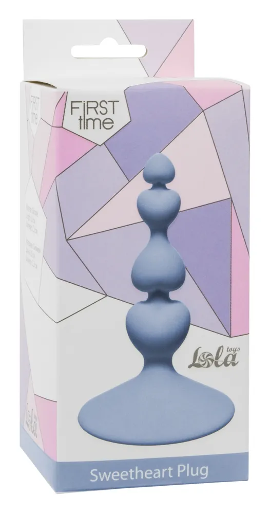 анальная пробка sweetheart plug blue 4106-02lola в Перми