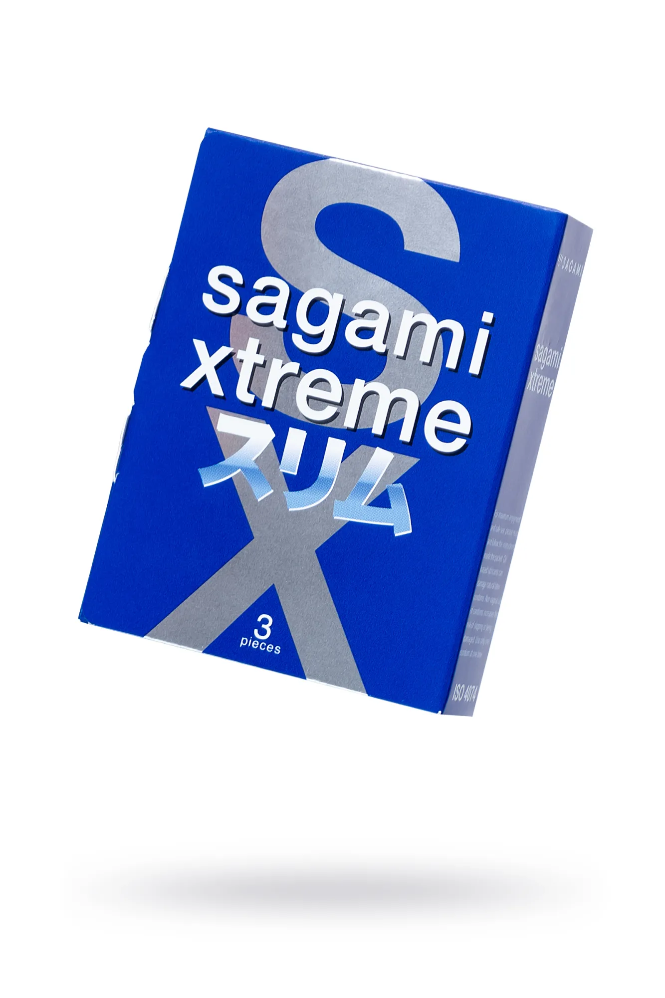 презервативы sagami, extreme, feel fit, гладкие, 19 см, 5,1 см, 3 шт. в Перми