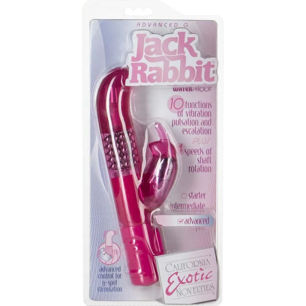 вибратор california exotic novelties advanced g jack rabbit, розовый в Перми