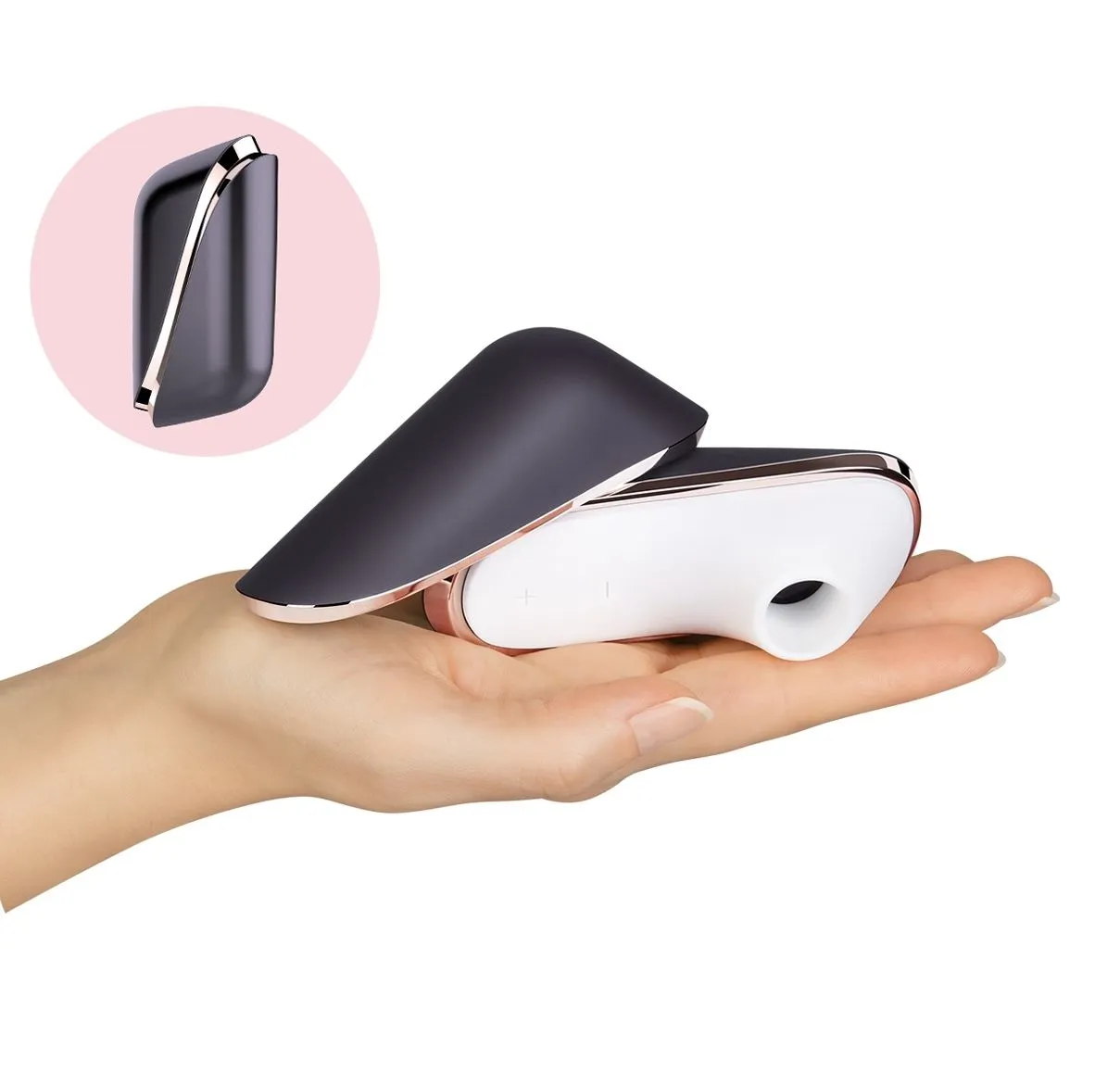 клиторальный стимулятор satisfyer pro traveler, черный в Перми