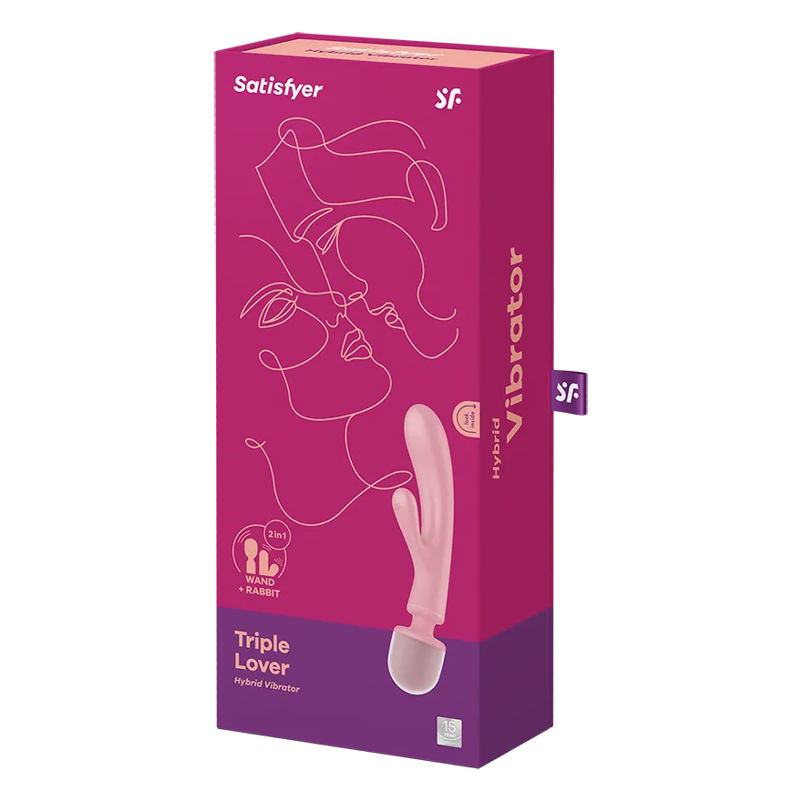 вибратор 2 в 1 satisfyer triple lover pink 018218sa в Перми