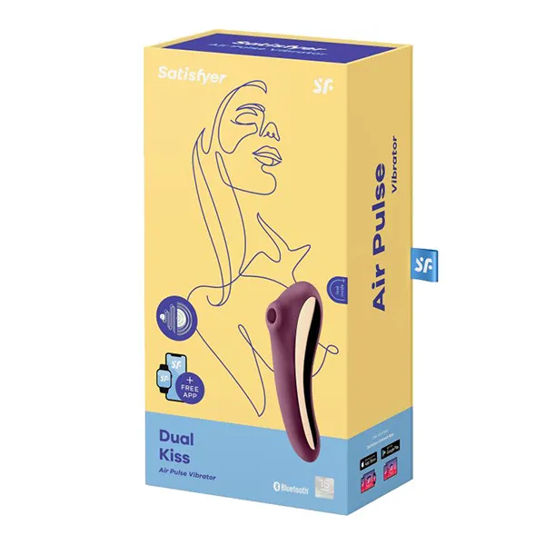 вакуумный массажер satisfyer dual kiss violet 003016sa в Перми