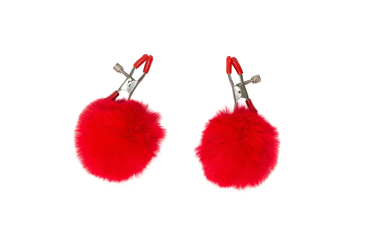 зажимы на cоски party hard angelic red 1140-03lola в Перми