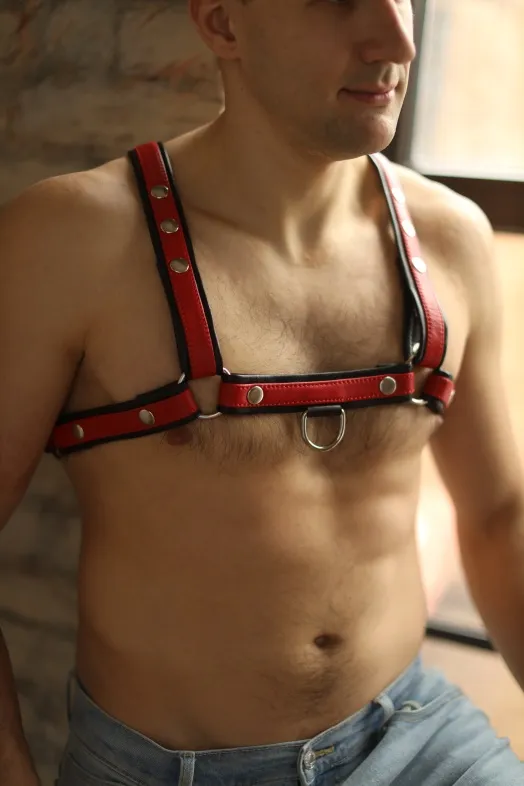 портупея мужская black-red 400-18ars в Перми