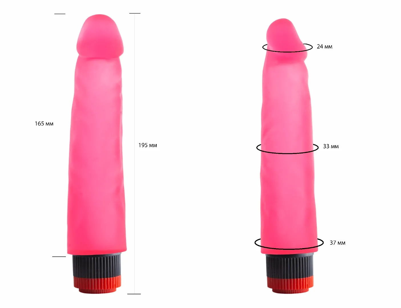 вибромассажер гелевый розовый 227100ru в Перми