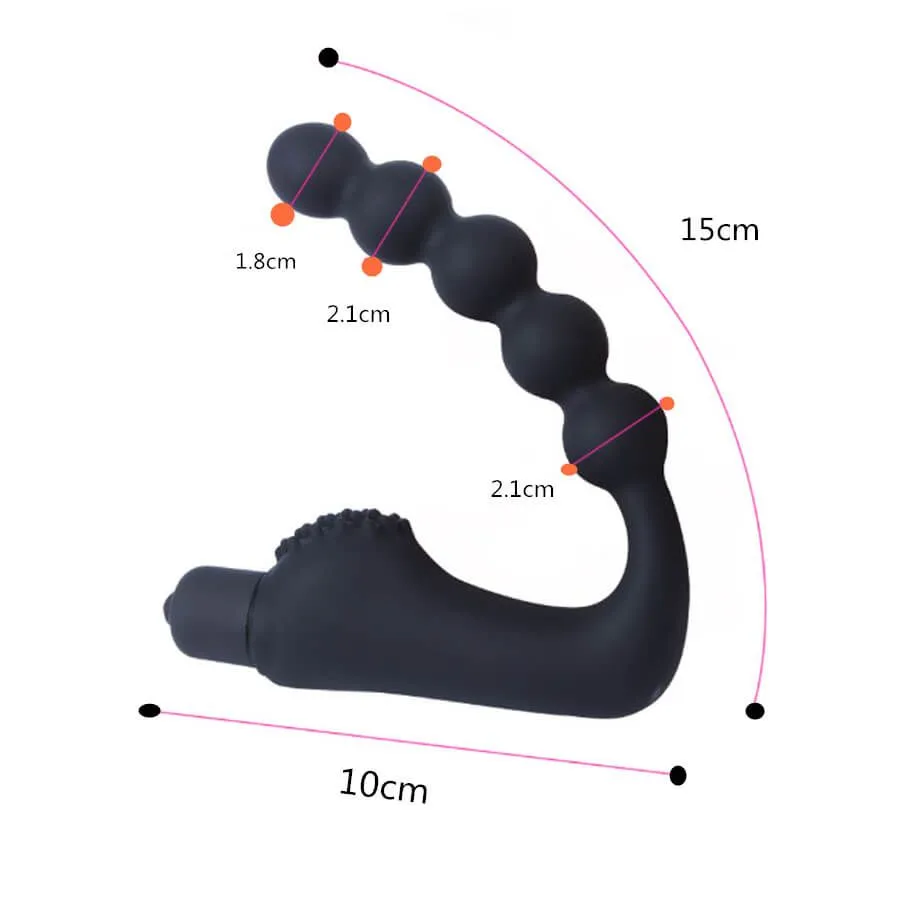 стимулятор простаты lovetoy silicone power beads, с вибрацией в Перми