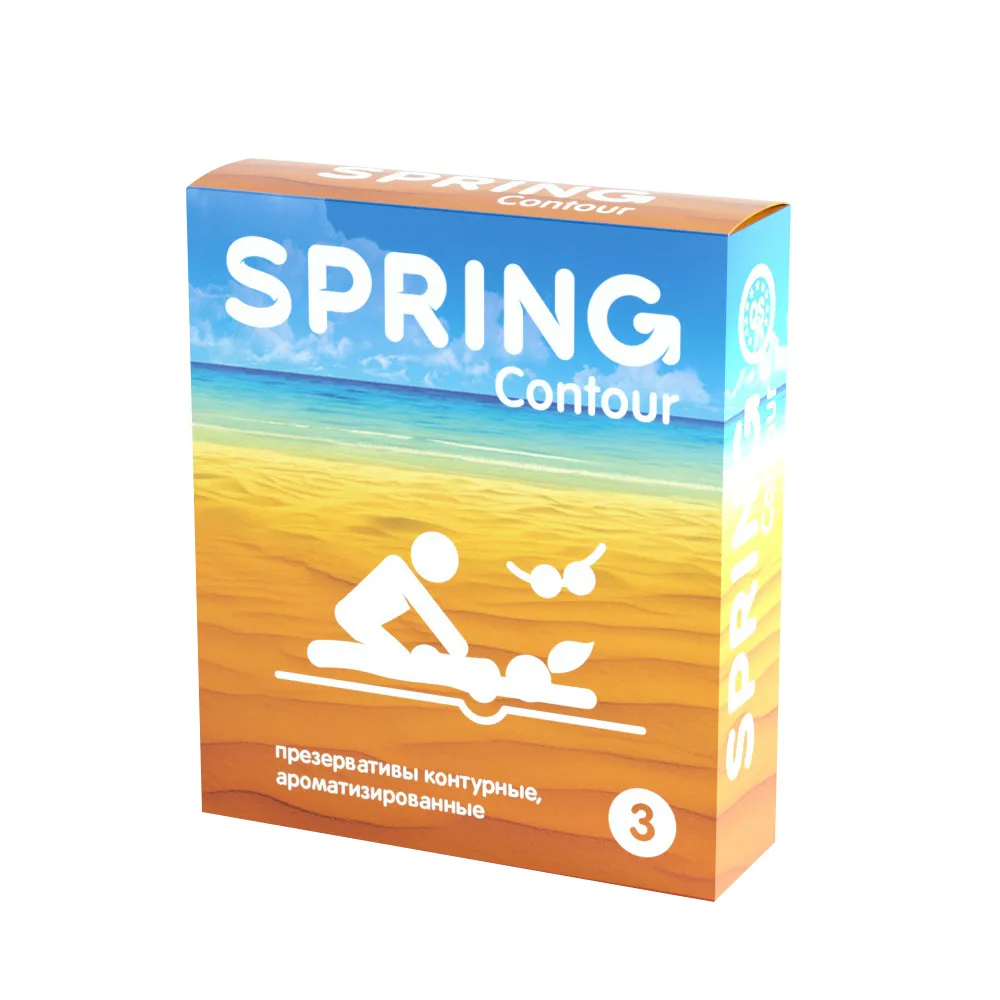 презервативы spring™ contour, 3 шт./уп. (контурные) в Перми