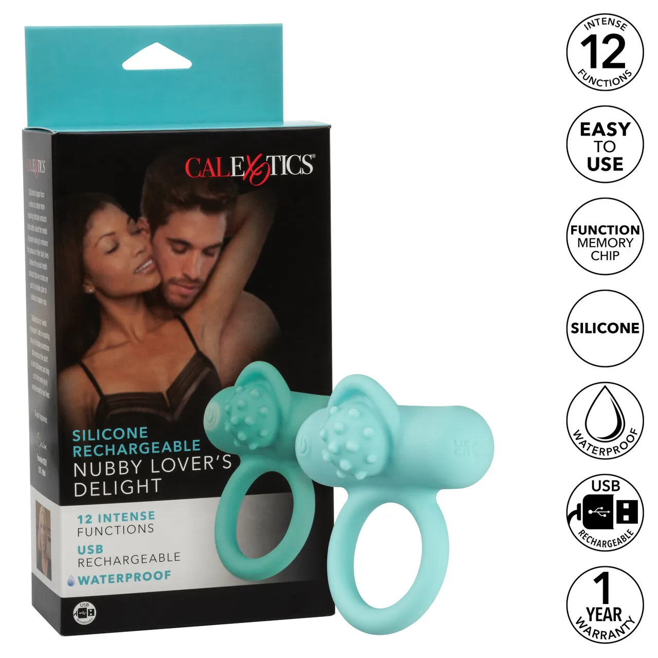 перезаряжаемое эрекционное виброкольцо silicone rechargeable nubby lover’s delight в Перми