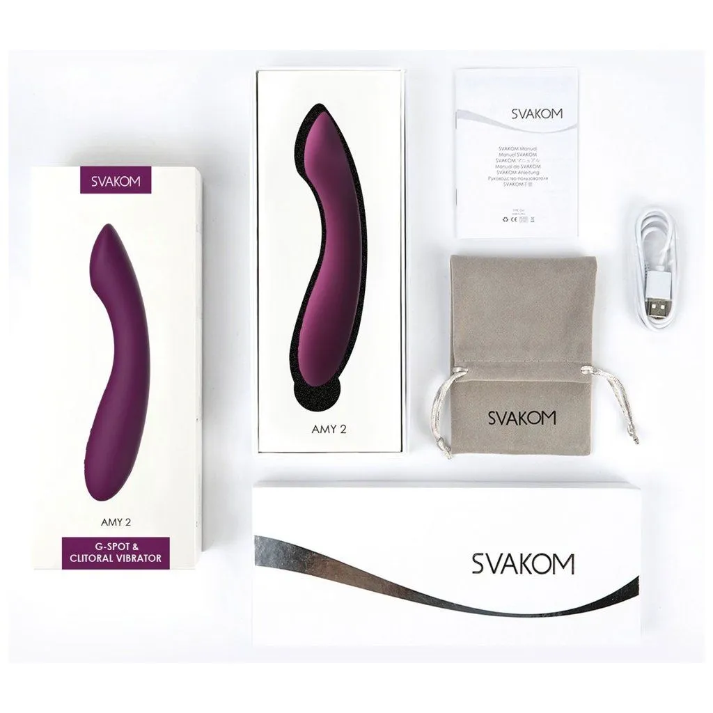 вибромассажер svakom amy 2, фиолетовый в Перми