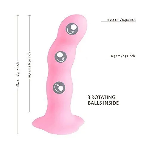 фаллоимитатор fun factory bouncer, розовый в Перми