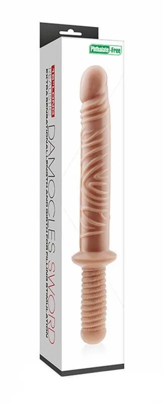 фаллоимитатор двойной lovetoy дамоклов меч, телесный в Перми