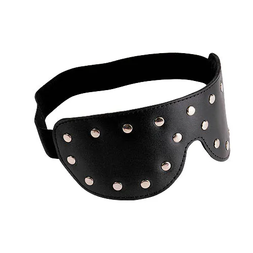 маска на глаза кожаная с заклепками черная 3082-1 в Перми