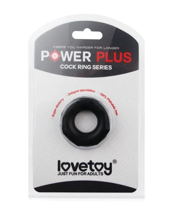 эрекционное кольцо lovetoy power plus 1434, черное в Перми